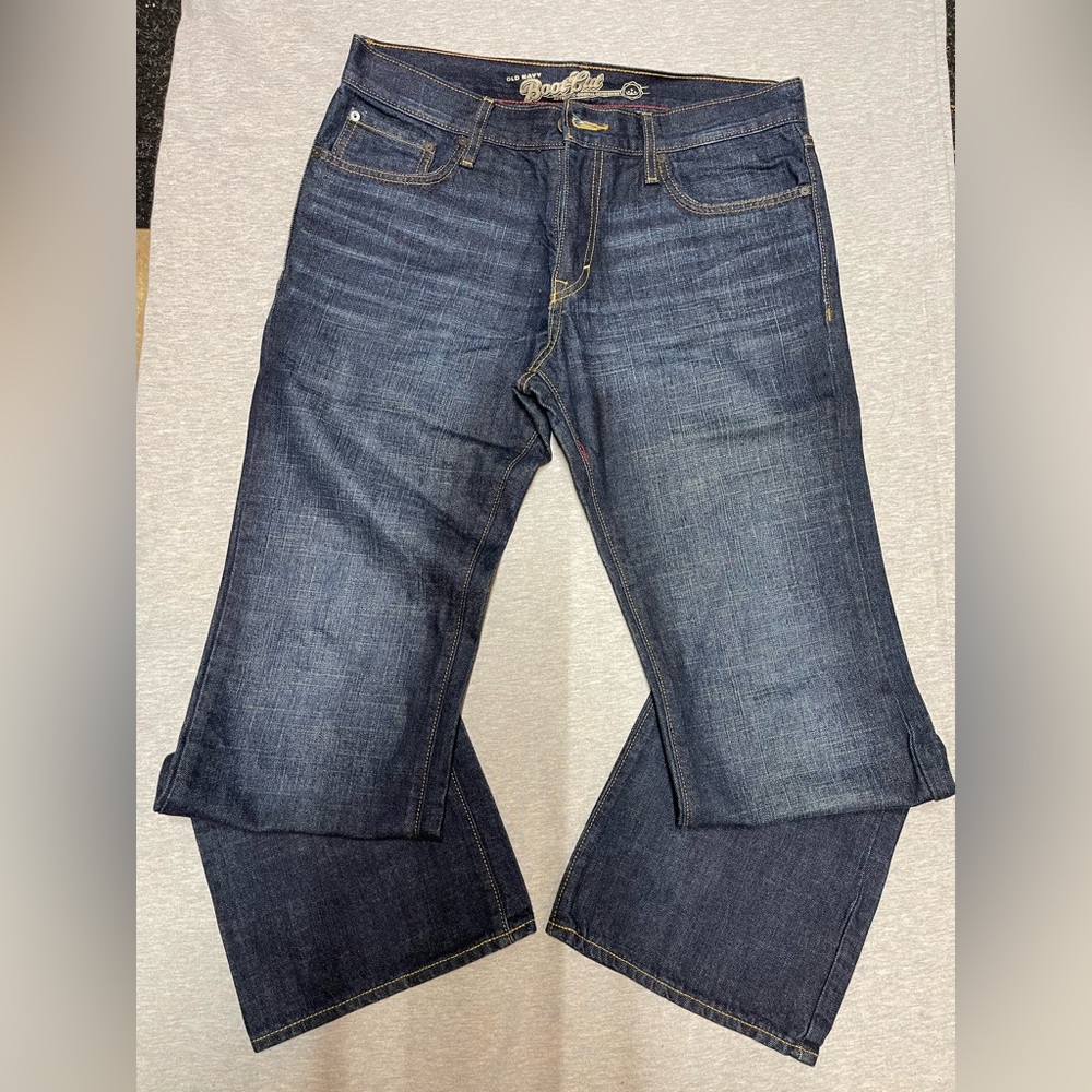 Old Navy Dark Blue Bootcut Jeans